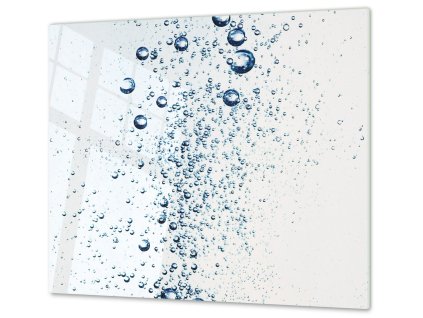 Ochranná deska vzduchové bubliny ve vodě (Lepení na zeď Bez lepení na zeď, Rozměr 70x70 cm)
