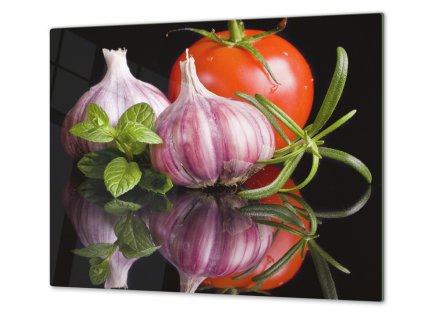 Ochranná deska bylinky a zelenina (Lepení na zeď S lepením na zeď, Rozměr 70x70 cm)