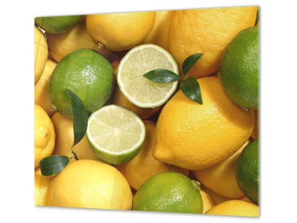 Ochranná deska citron limetka (Lepení na zeď S lepením na zeď, Rozměr 70x70 cm)