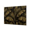 Ochranná deska abstraktní banánové a palmové listí (Lepení na zeď S lepením na zeď, Rozměr 70x70 cm)
