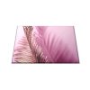Skleněné prkénko tropické zlaté listy na růžovém (Prkénko 40x30cm)