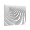 Sklo do kuchyně šedá kreativní vlna (Rozměr 60 x 150 cm)