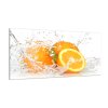 Sklo do kuchyně pomeranč ovoce ve vodě (Rozměr 60 x 150 cm)