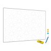 Metalová magnetická tabule abstraktní geometrický vzor (Rozměr 60x90cm)