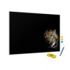 Metalová magnetická tabule - šelma leopard (Rozměr 90 x 60 cm)