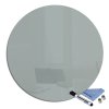 Magnetická skleněná tabule pr.60cm (Barva Lehce šedá  RAL7035, Rozměr pr. 60cm)