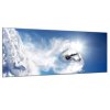 Obraz skleněný zimní snowboard (Rozměry-obdélník 90 x 120 cm)