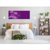Obraz skleněný abstraktní fialový květ (Rozměry-obdélník 90 x 120 cm)