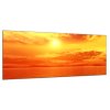 Obraz skleněný západ slunce nad mořem (Rozměry-obdélník 90 x 120 cm)