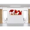Obraz skleněný květy vlčí máky (Rozměry-obdélník 90 x 120 cm)