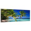 Obraz skleněný tropický ráj Maledivy (Rozměry-obdélník 90 x 120 cm)