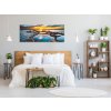 Obraz skleněný západ slunce nad oceánem (Rozměry-obdélník 90 x 120 cm)