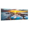 Obraz skleněný západ slunce nad oceánem (Rozměry-obdélník 90 x 120 cm)