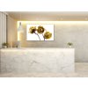 Obraz skleněný květ dřevěné růže (Rozměry-obdélník 90 x 120 cm)