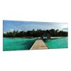 Obraz skleněný ostrov Maledivy (Rozměry-obdélník 90 x 120 cm)