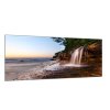 Obraz skleněný vodopád u moře (Rozměry-obdélník 90 x 120 cm)
