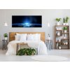 Obraz skleněný noční pohled na zeměkouli (Rozměry-obdélník 90 x 120 cm)