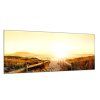 Obraz skleněný západ slunce nad mořem (Rozměry-obdélník 90 x 120 cm)