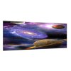 Obraz skleněný galaxie a planety (Rozměry-obdélník 90 x 120 cm)