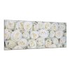 Obraz skleněný květy bílých růží (Rozměry-obdélník 90 x 120 cm)