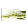 Obraz skleněný olivově zelená vlna (Rozměry-obdélník 90 x 120 cm)