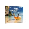 Obraz skleněný loď u pobřeží Thajsko (Rozměry-čtverec 90 x 90 cm)