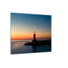 Obraz skleněný maják v západu slunce (Rozměry-čtverec 90 x 90 cm)