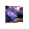 Obraz skleněný planety ve vesmíru (Rozměry-čtverec 90 x 90 cm)