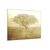 Obraz skleněný čtvercový malba stromu na plátně (Rozměry-čtverec 90 x 90 cm)