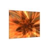 Obraz skleněný čtvercový abstraktní ohnivý květ (Rozměry-čtverec 90 x 90 cm)