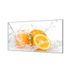 Ochranná deska pomeranč ovoce ve vodě (Lepení na zeď Bez lepení na zeď, Rozměr 70x70 cm)