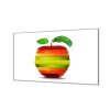 Ochranná deska mix ovoce tvar jablko (Lepení na zeď Bez lepení na zeď, Rozměr 70x70 cm)