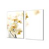 Ochranná deska květy žluté orchideje (Lepení na zeď S lepením na zeď, Rozměr 70x70 cm)