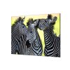 Ochranná deska tři zebry (Lepení na zeď S lepením na zeď, Rozměr 70x70 cm)