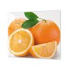 Ochranná deska ovoce čerstvé pomeranče (Lepení na zeď S lepením na zeď, Rozměr 70x70 cm)