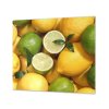 Ochranná deska citron limetka (Lepení na zeď S lepením na zeď, Rozměr 70x70 cm)