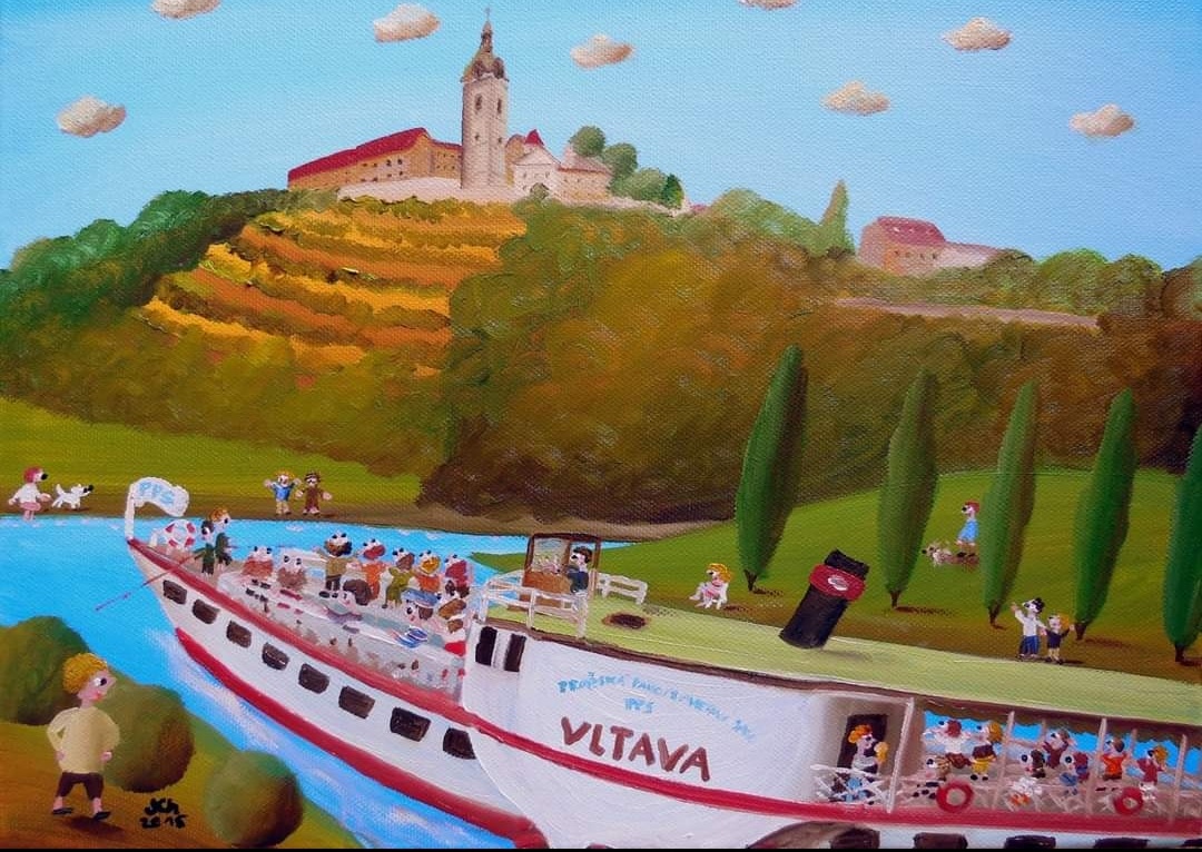 CESTOVÁNÍ NA OBRÁZCÍCH JANY CHROUSTOVÉ