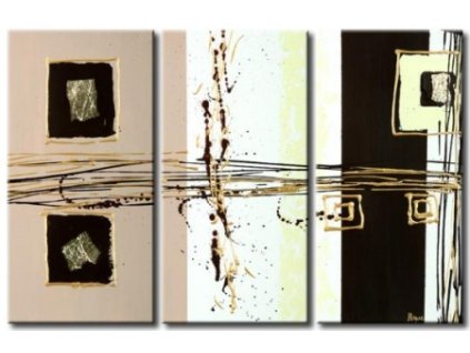 SET11510 obrazovy set latte