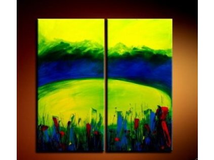 SET2 307 vicedilne obrazy zelena krajina