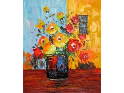 Obraz - Kytice květů (Rozměr 50 cm x 40 cm)