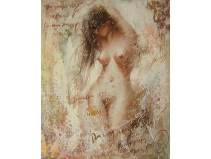 Obraz - Nahá dívka (Rozměr 60 cm x 50 cm)