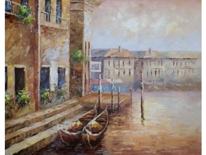 Obraz - Dvě gondoly (Rozměr 50 cm x 60 cm)