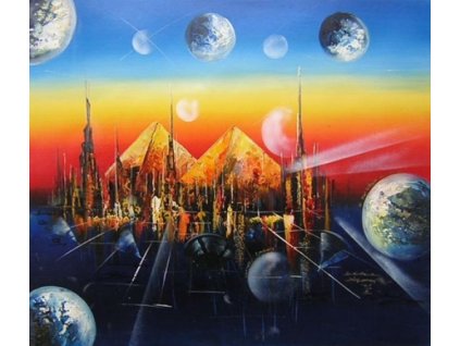 Obraz - Zámek perel (Rozměr 40 cm x 50 cm)