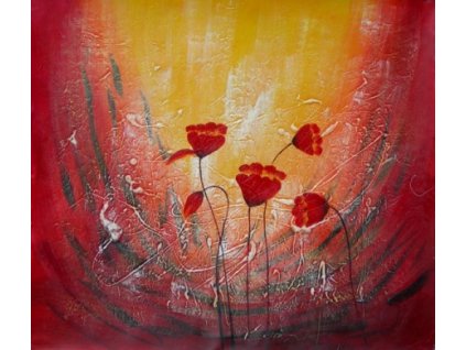 Obraz - Vlčí máky (Rozměr 40 cm x 50 cm)