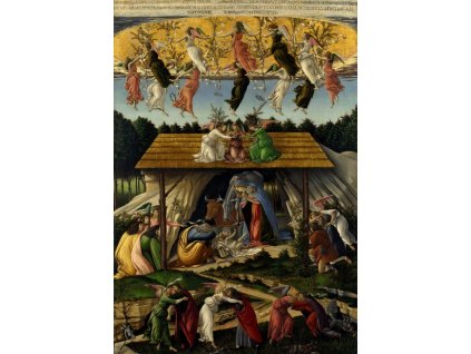 S. Botticelli - The Mystical Nativity (Rozměr 95 cm x 65 cm)