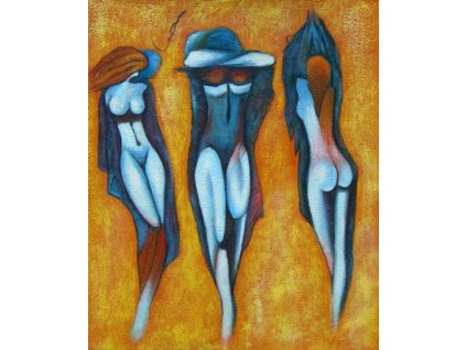 Obraz - Tři ženy (Rozměr 50 cm x 40 cm)
