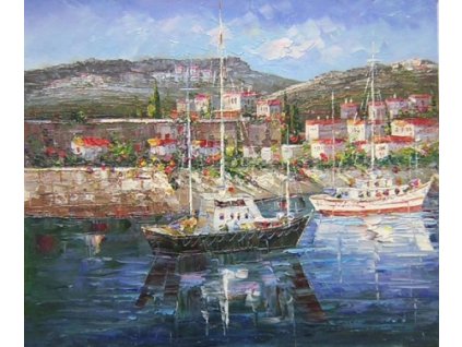Obraz - Přístav (Rozměr 50 cm x 60 cm)