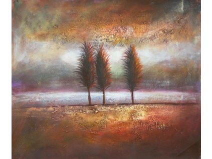 Obraz - Tři stromy (Rozměr 40 cm x 50 cm)