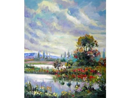 Obraz - Barevné nebe (Rozměr 50 cm x 40 cm)