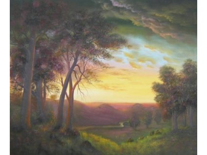 Obraz - Západ slunce (Rozměr 50 cm x 60 cm)